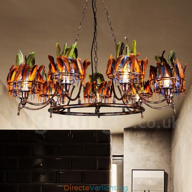 Retro Stalen Verlichting Winkel Hangende Kroonluchter Licht