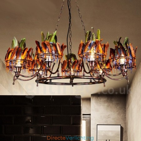 Retro Stalen Verlichting Winkel Hangende Kroonluchter Licht Retro Stalen Verlichting Winkel Hangende Kroonluchter Licht