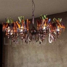 Retro Stalen Verlichting Winkel Hangende Kroonluchter Licht