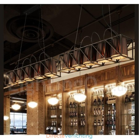 Industriële stijl stalen verlichting winkel hanglamp kroonluchter licht Industriële stijl stalen verlichting winkel hanglamp kroonluchter licht