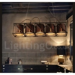 Industriële stijl stalen verlichting winkel hanglamp kroonluchter licht