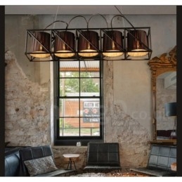 Industriële stijl stalen verlichting winkel hanglamp kroonluchter licht