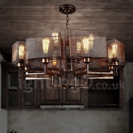 Industriële stijl stalen verlichting winkel hanglamp kroonluchter licht