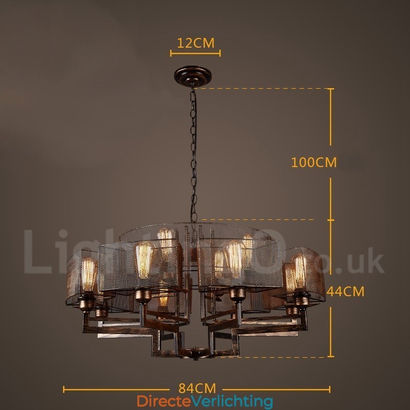 Industriële stijl stalen verlichting winkel hanglamp kroonluchter licht