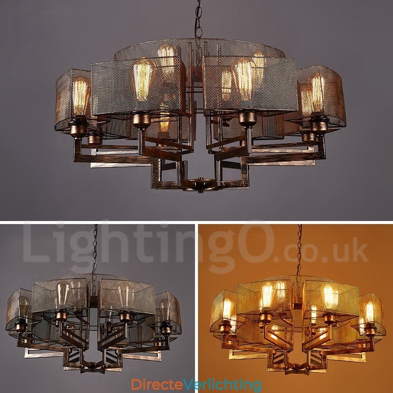 Industriële stijl stalen verlichting winkel hanglamp kroonluchter licht