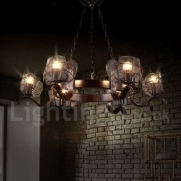 Industriële stijl stalen verlichting winkel hanglamp kroonluchter licht