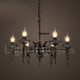 Industriële stijl stalen verlichting winkel hanglamp kroonluchter licht