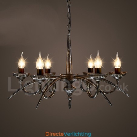 Industriële stijl stalen verlichting winkel hanglamp kroonluchter licht Industriële stijl stalen verlichting winkel hanglamp kroonluchter licht