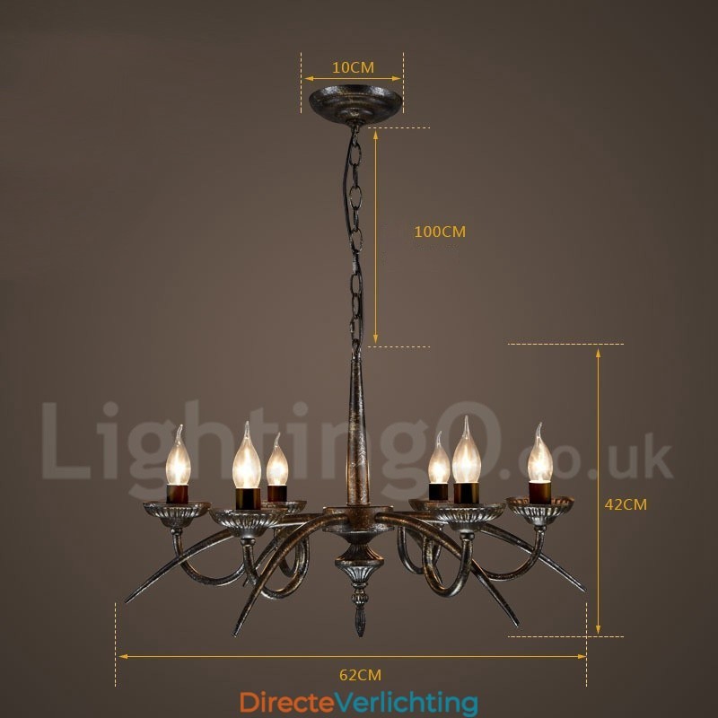Industriële stijl stalen verlichting winkel hanglamp kroonluchter licht