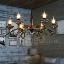 Industriële stijl stalen verlichting winkel hanglamp kroonluchter licht