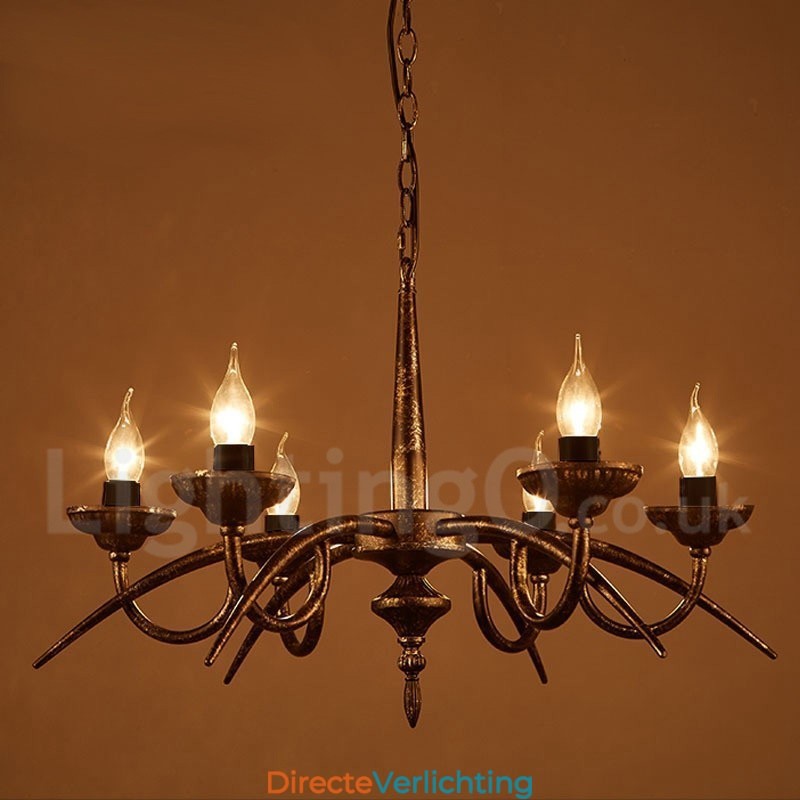 Industriële stijl stalen verlichting winkel hanglamp kroonluchter licht