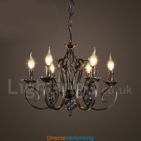 Industriële stijl stalen verlichting winkel hanglamp kroonluchter licht Industriële stijl stalen verlichting winkel hanglamp kroonluchter licht