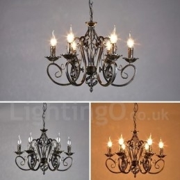 Industriële stijl stalen verlichting winkel hanglamp kroonluchter licht
