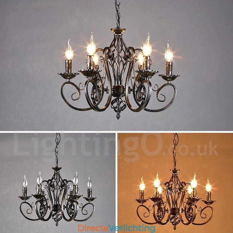 Industriële stijl stalen verlichting winkel hanglamp kroonluchter licht