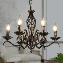 Industriële stijl stalen verlichting winkel hanglamp kroonluchter licht