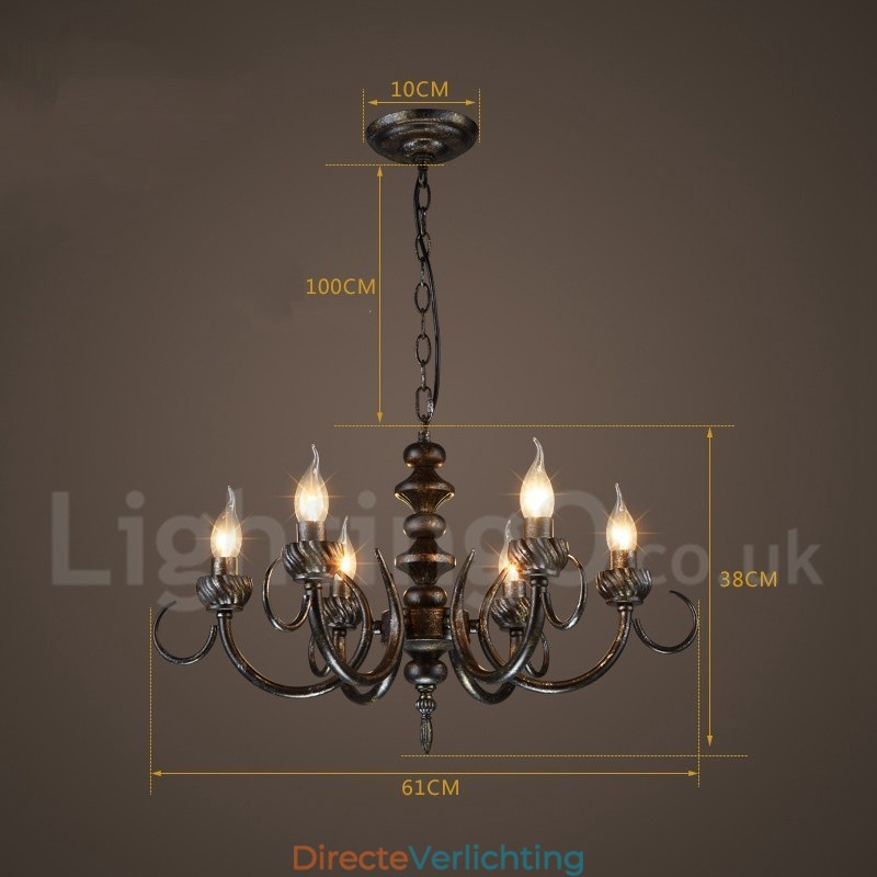 Industriële stijl stalen verlichting winkel hanglamp kroonluchter licht
