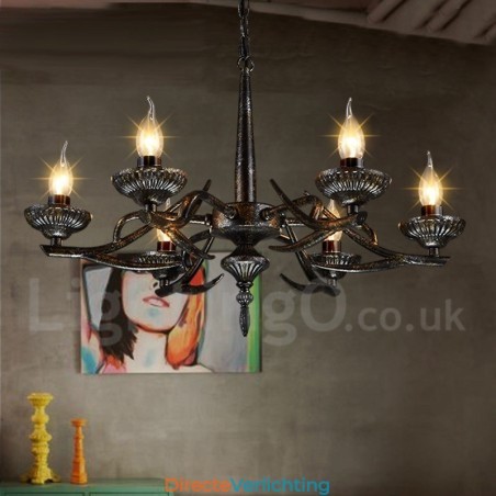 Industriële stijl stalen verlichting winkel hanglamp kroonluchter licht