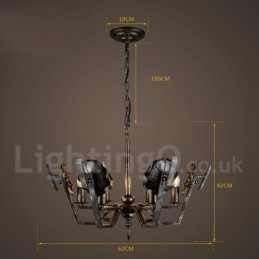 Industriële stijl stalen verlichting winkel hanglamp kroonluchter licht