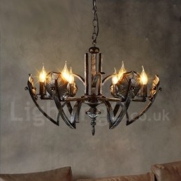 Industriële stijl stalen verlichting winkel hanglamp kroonluchter licht