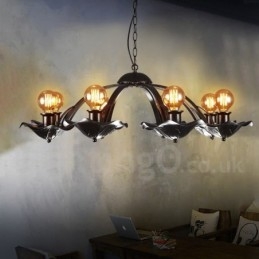Industriële stijl stalen verlichting winkel hanglamp kroonluchter licht