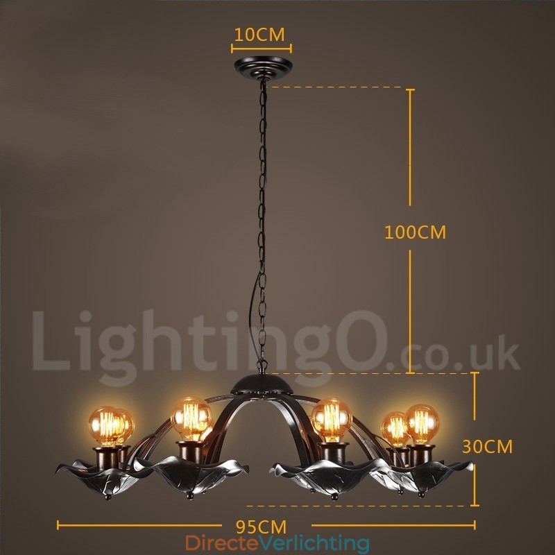 Industriële stijl stalen verlichting winkel hanglamp kroonluchter licht