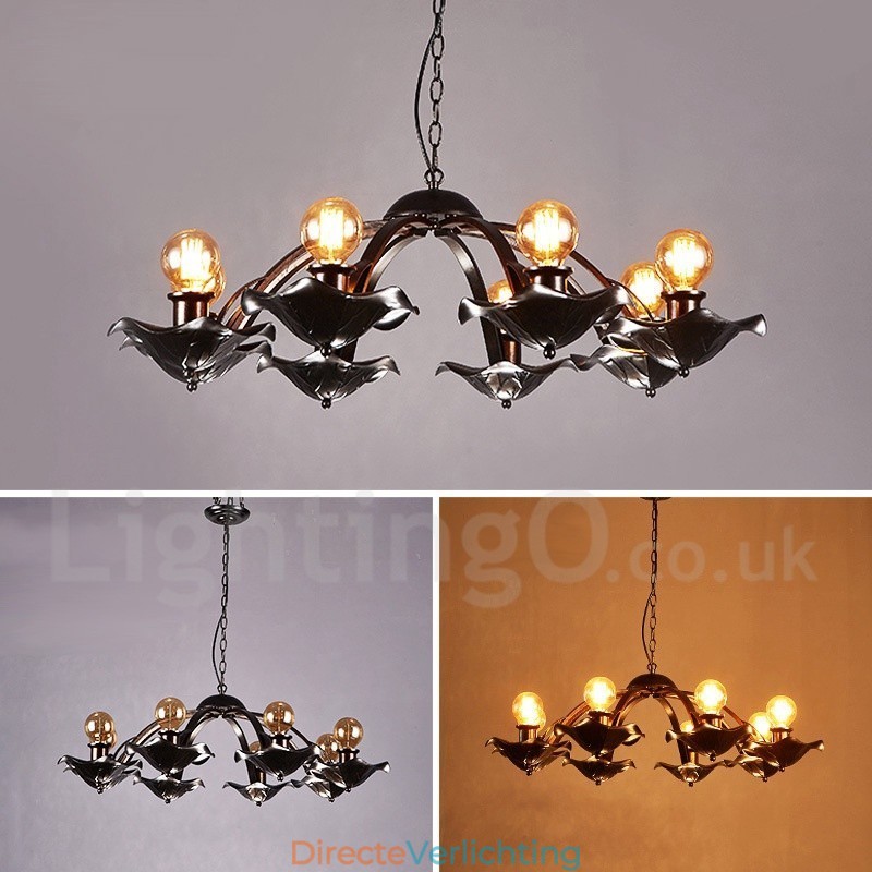 Industriële stijl stalen verlichting winkel hanglamp kroonluchter licht