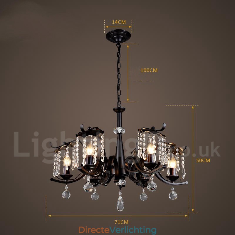 Industriële stijl stalen verlichting winkel hanglamp kroonluchter licht
