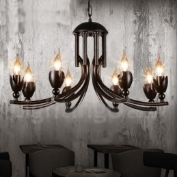 Industriële stijl stalen verlichting winkel hanglamp kroonluchter licht