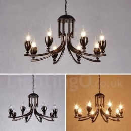 Industriële stijl stalen verlichting winkel hanglamp kroonluchter licht