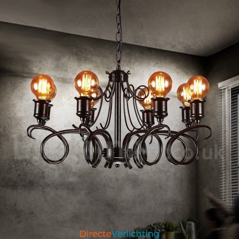 Industriële stijl stalen verlichting winkel hanglamp kroonluchter licht
