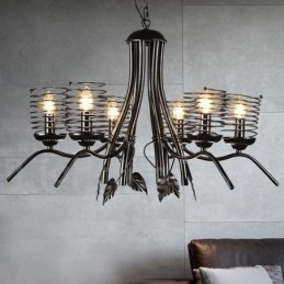 Industriële stijl stalen verlichting winkel hanglamp kroonluchter licht