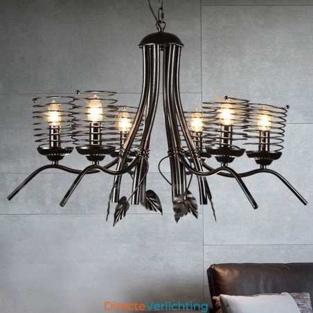 Industriële stijl stalen verlichting winkel hanglamp kroonluchter licht Industriële stijl stalen verlichting winkel hanglamp kroonluchter licht