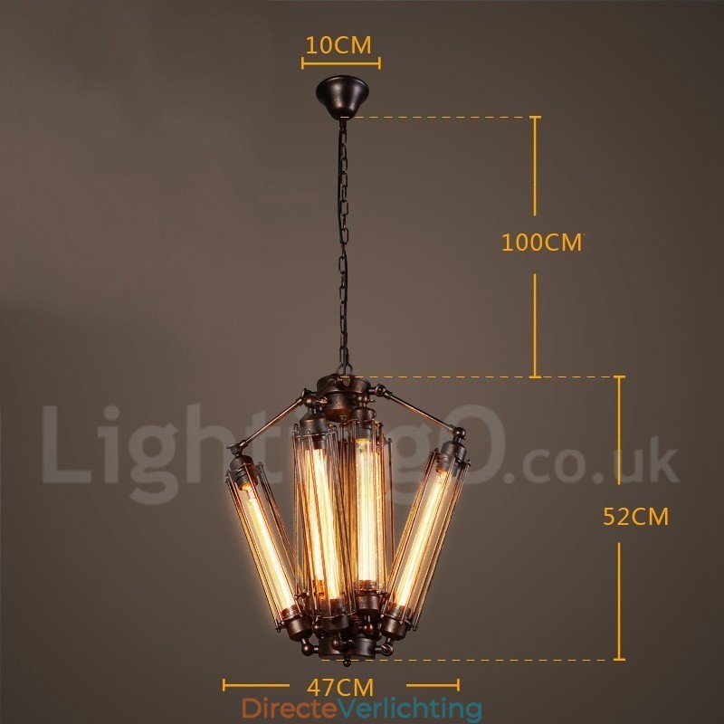 Industriële stijl stalen verlichting winkel hanglamp kroonluchter licht