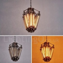 Industriële stijl stalen verlichting winkel hanglamp kroonluchter licht