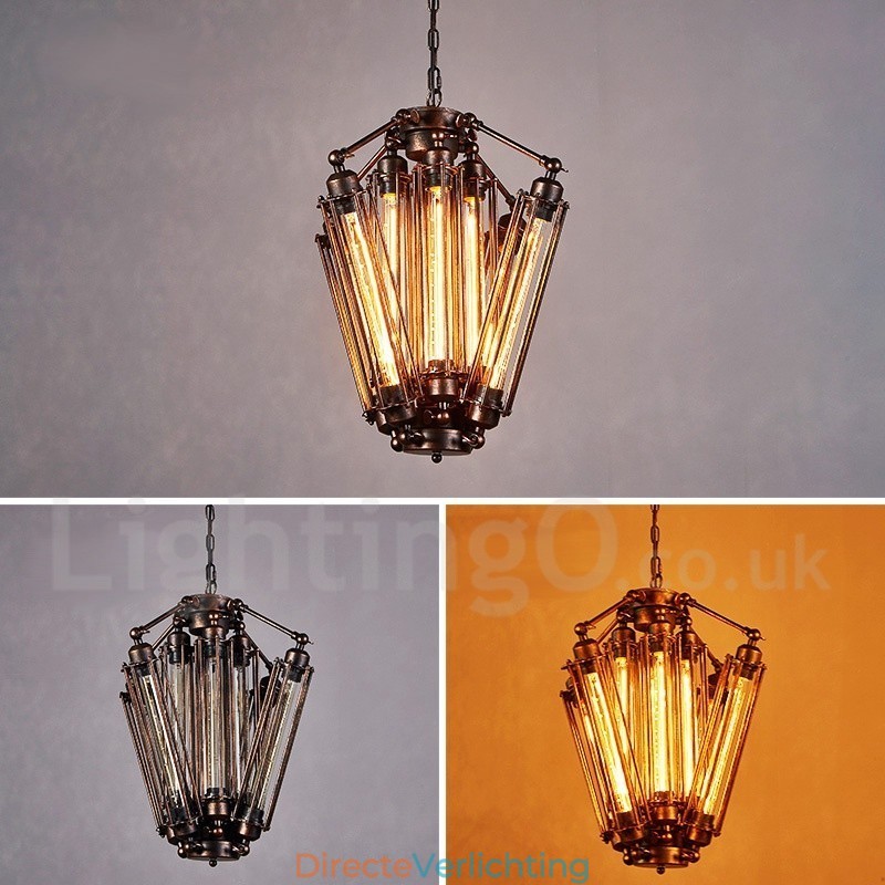 Industriële stijl stalen verlichting winkel hanglamp kroonluchter licht