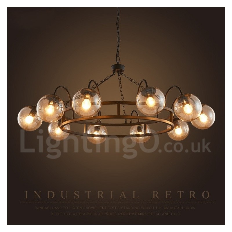 Industriële stijl stalen verlichting winkel hanglamp kroonluchter licht