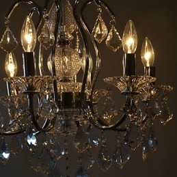 Plafondlamp met 6 lampen