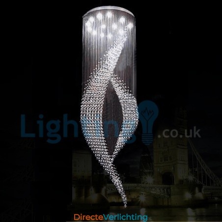 Moderne eigentijdse kroonluchter, plafondlamp, kristallen regendruppellamp Moderne eigentijdse kroonluchter, plafondlamp, kristallen regendruppellamp