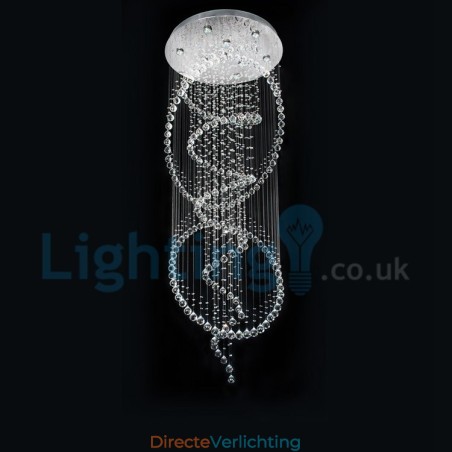 Moderne eigentijdse kroonluchter, plafondlamp, kristallen regendruppellamp Moderne eigentijdse kroonluchter, plafondlamp, kristallen regendruppellamp