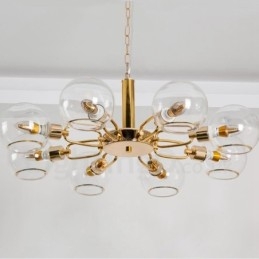 8 lampen Nordic Postmodern creatieve glazen Magic Bean kroonluchter