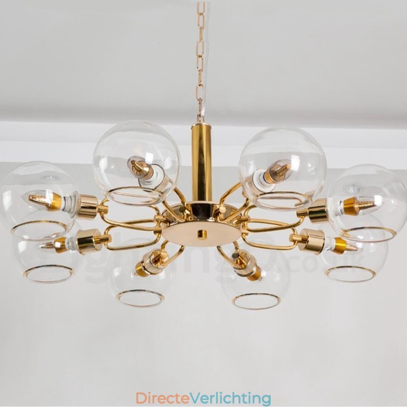 8 lampen Nordic Postmodern creatieve glazen Magic Bean kroonluchter