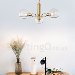 3-lichts Nordic Postmoderne creatieve glazen Magic Bean kroonluchter