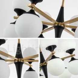 Nordic 12 Bulb Verlichting Kroonluchter Verlichting Magic Bean Lamp Creatieve Lampen