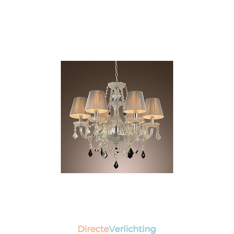 Kroonluchter Kristal Luxe Modern 1 Lagen Woonkamer 6 Lampen