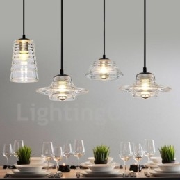 Enkele kop glazen hanglamp café