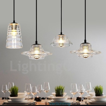 Enkele kop glazen hanglamp café Enkele kop glazen hanglamp café