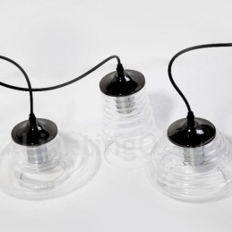 Enkele kop glazen hanglamp café