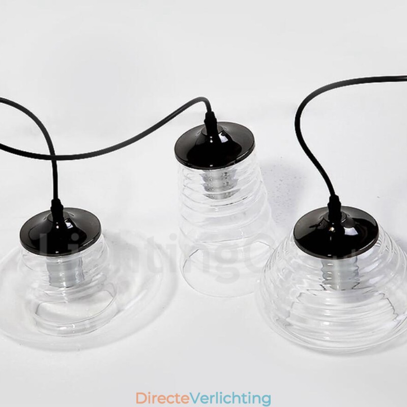 Enkele kop glazen hanglamp café