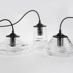Enkele kop glazen hanglamp café