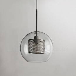Moderne minimalistische Scandinavische stijl decoratie café glazen bol enkele kop hanglamp